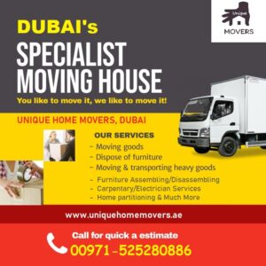 list of movers and packers Dubai